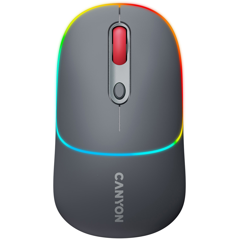 Canyon MW-22 Dark Grey Rechargeable Dual Mode Wireless Mouse Image 2