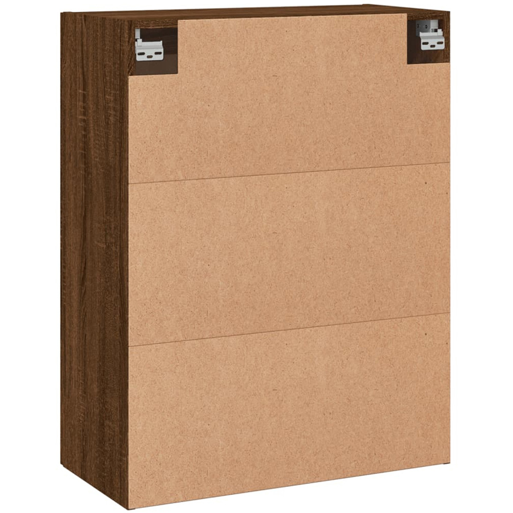 vidaXL 2 Door Brown Oak Wall Mounted Cabinet Set of 2 Image 8
