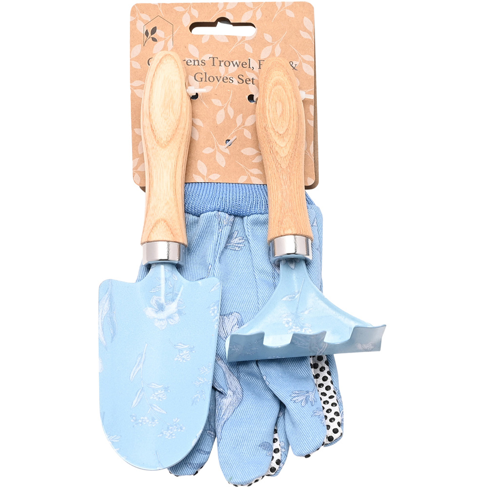 Country Living Kids Trowel and Fork with Gloves Set Image 3