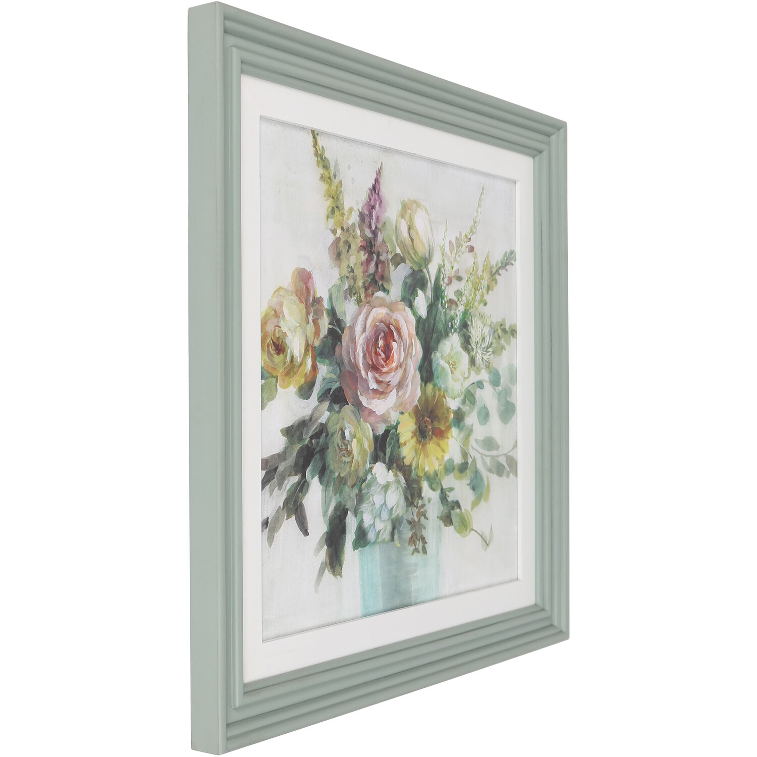 Vintage Bouquet Framed Art Multicolour Image 4