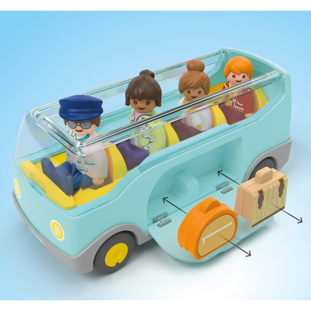 Playmobil Junior Airport Shuttle Bus Playset Image 8