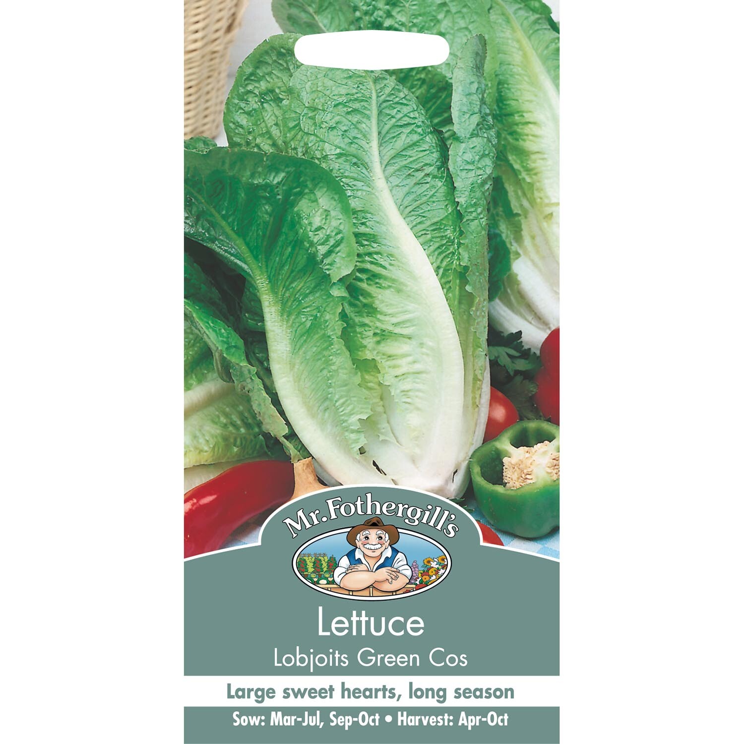 Lobjoits Green Cos Lettuce Seeds Image