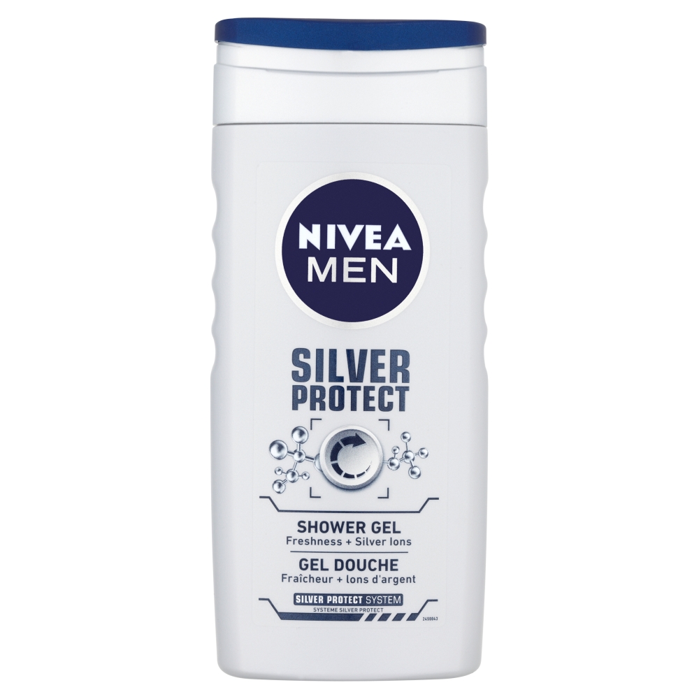 Nivea Men's Silver Protect Shower Gel 250ml Image 1