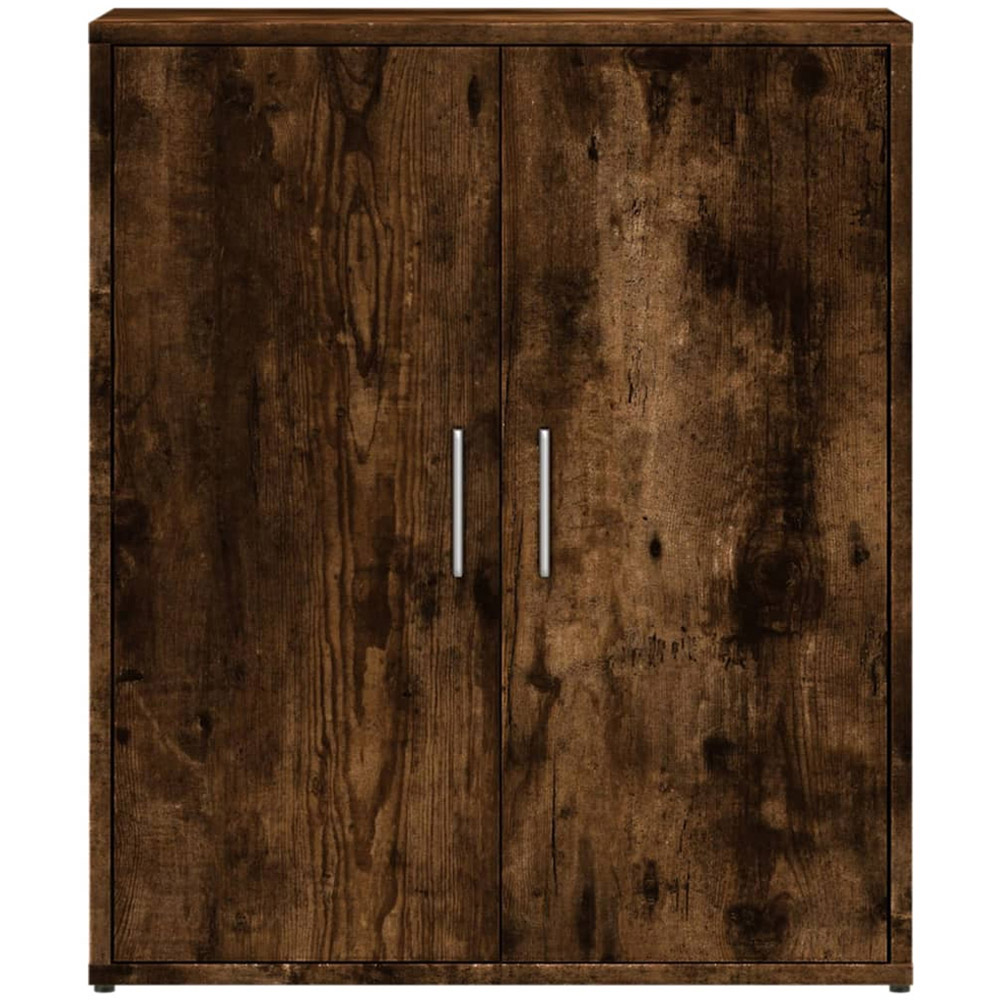 vidaXL 2 Door Smoked Oak Sideboard Image 5