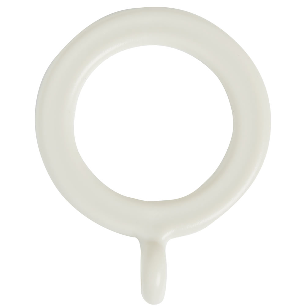 Wilko Firenze 170 300cm Extendable Cream Curtain Pole Wilko