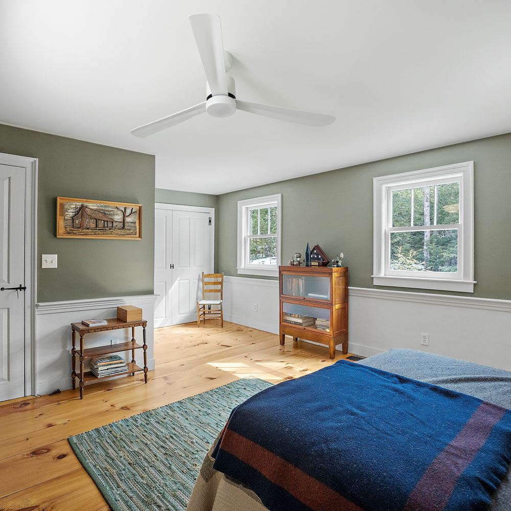 ValueLights Matt White Ceiling Fan with LED Light and Remote 52 inch Image 5
