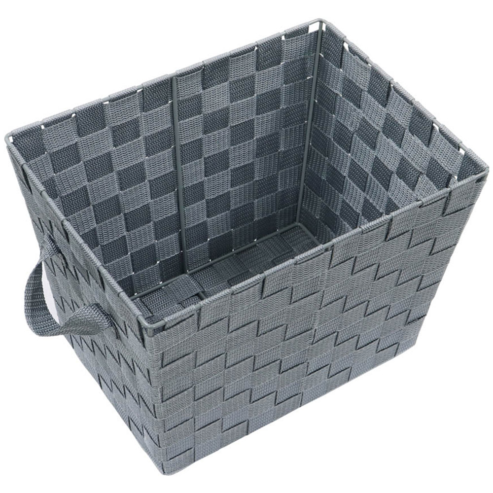 JVL 16L Vichy Rectangular Nylon Storage Basket Image 3