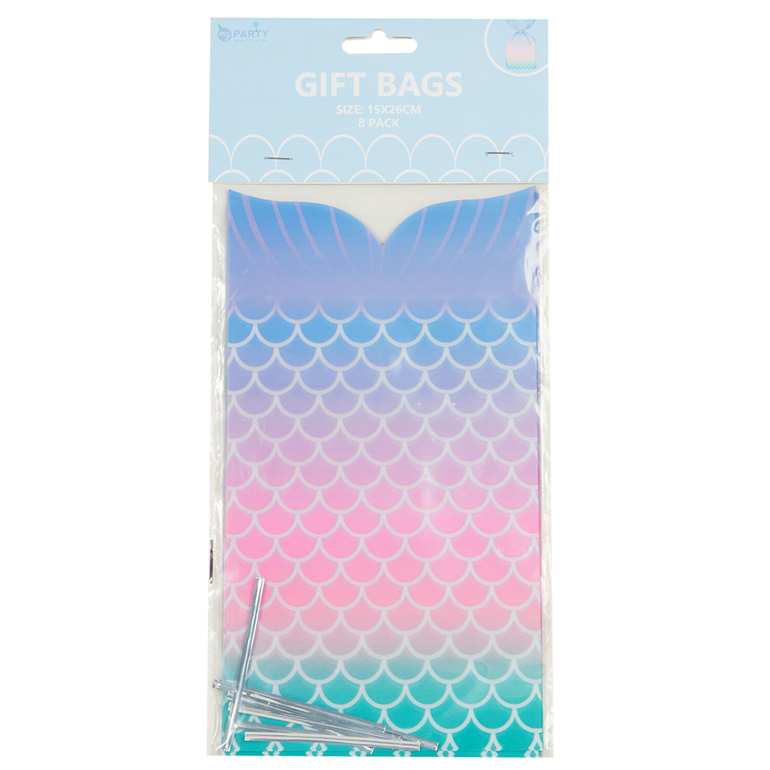 Mermaid Party Gift Bags - Multicolour Image 1