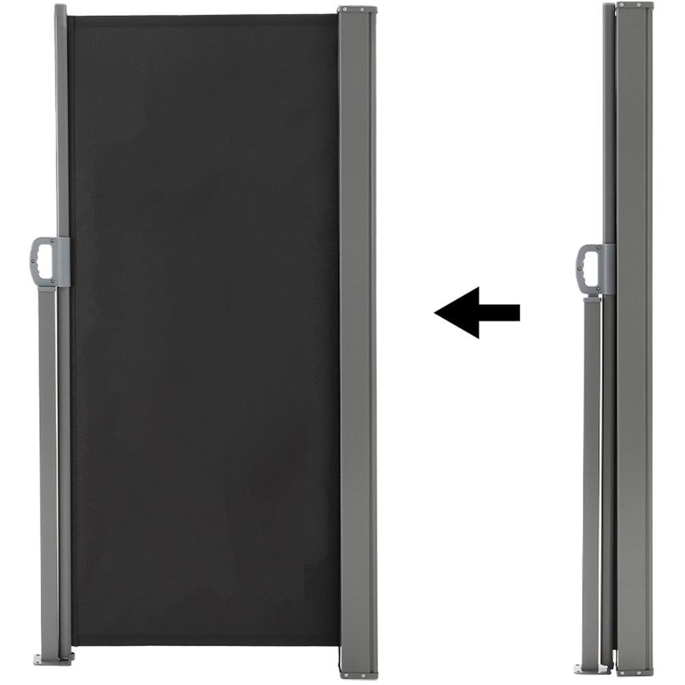 Living and Home Grey Retractable Side Awning 4 x 1.8m Image 4