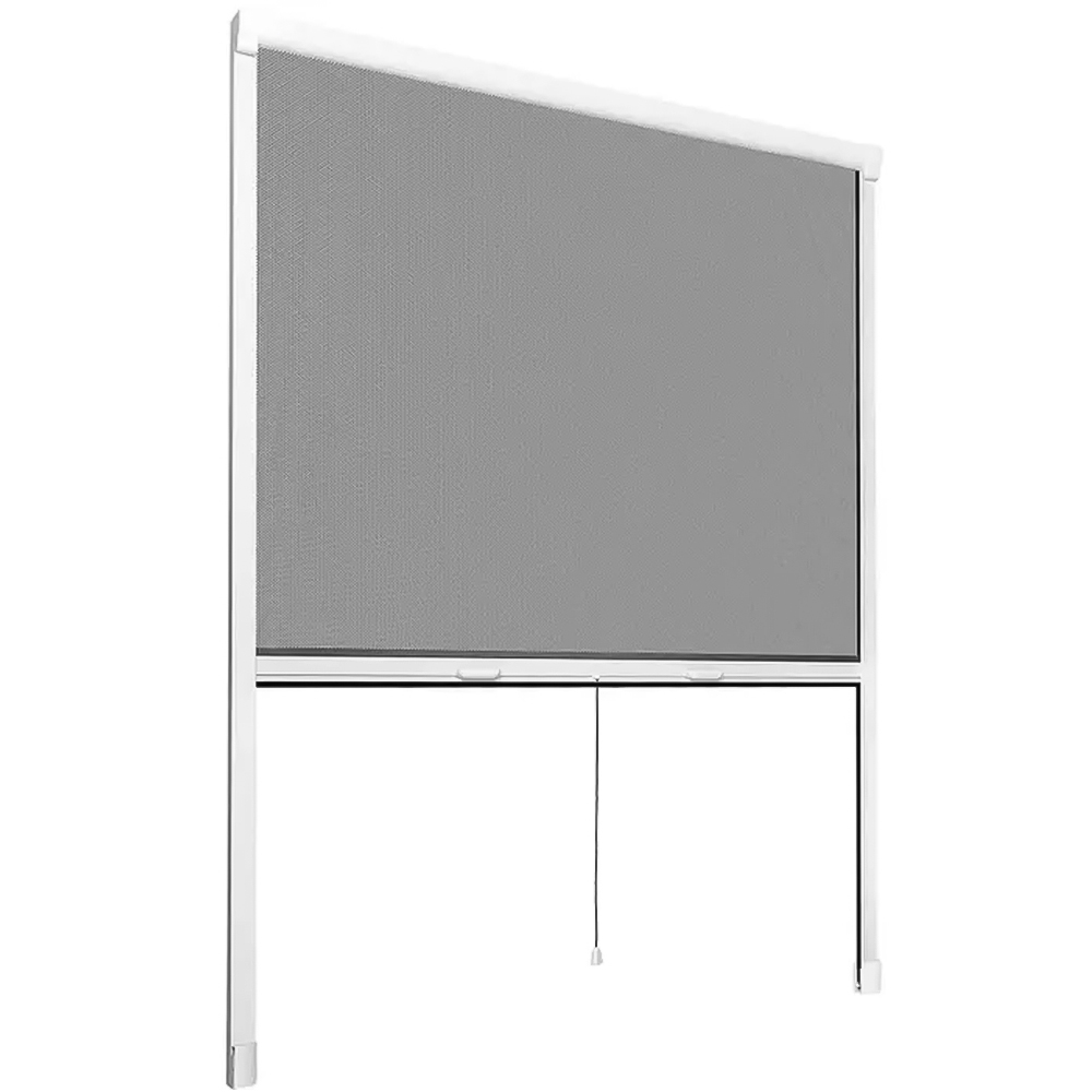 tectake Fly Screen Roller Blind 160 x 110cm Image 1