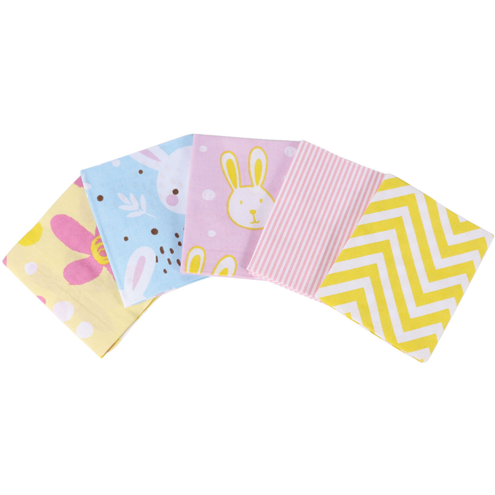 Easter Fabric Fat Quarters 55 x 45cm 5 Pack Image 9