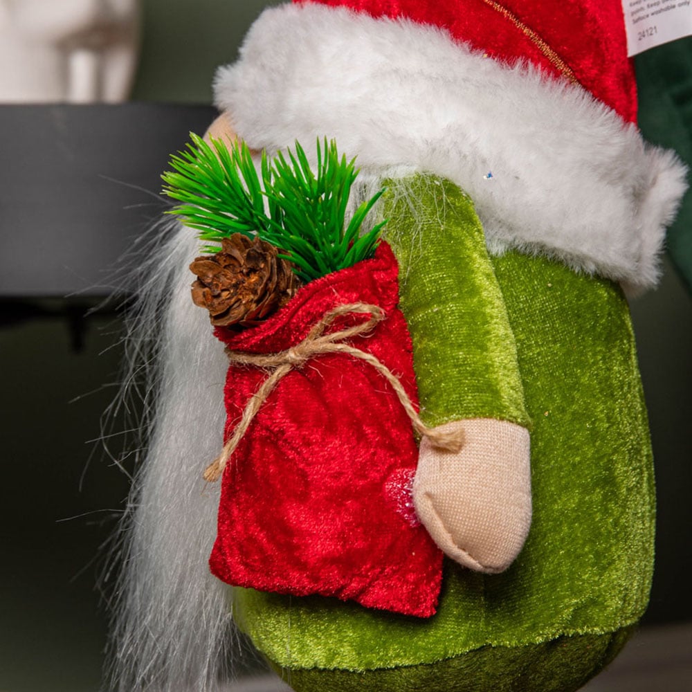 Samuel Alexander Red and Green Standing Gonk Christmas Decoration 32cm Image 5