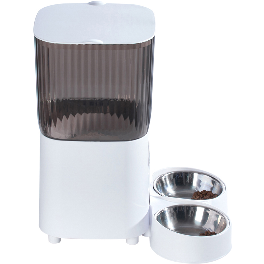 H&O Direct Double Bowl Smart Pet Feeder with Buttons Image 3