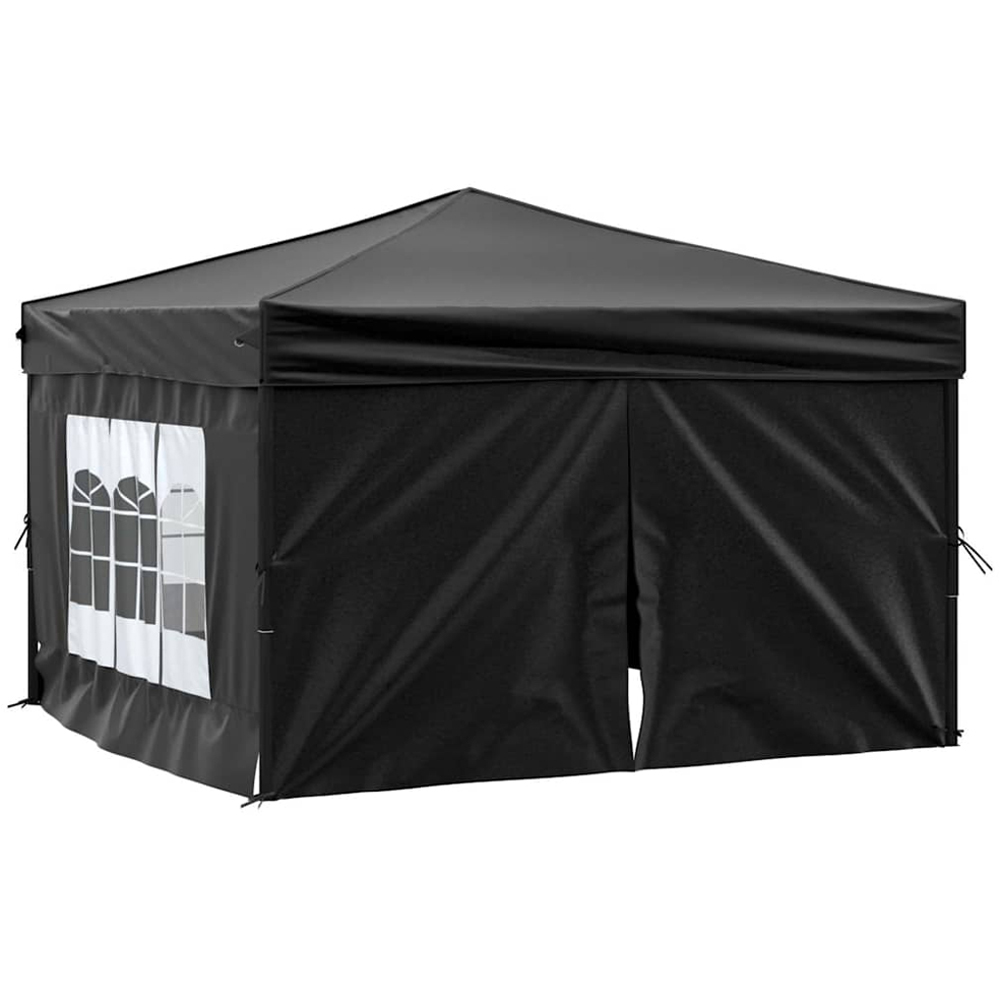 vidaXL 3 x 3m Black Foldable Party Tent Image 3