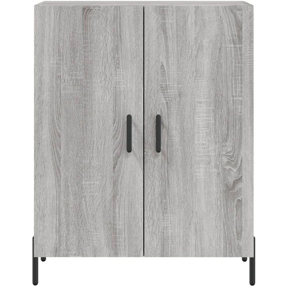 vidaXL 4 Door Grey Sonoma Highboard Image 8