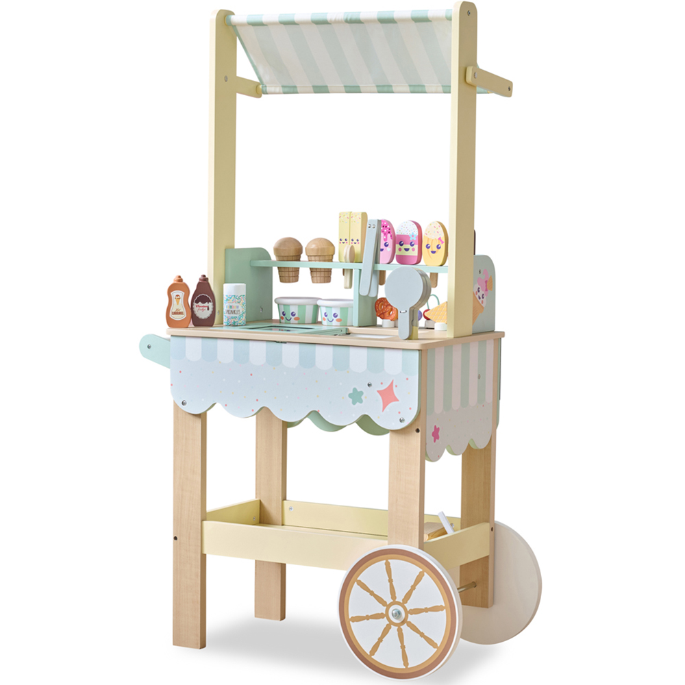 Teamson Kids Jolly Pals Mint Play Ice Cream Stand Image 3