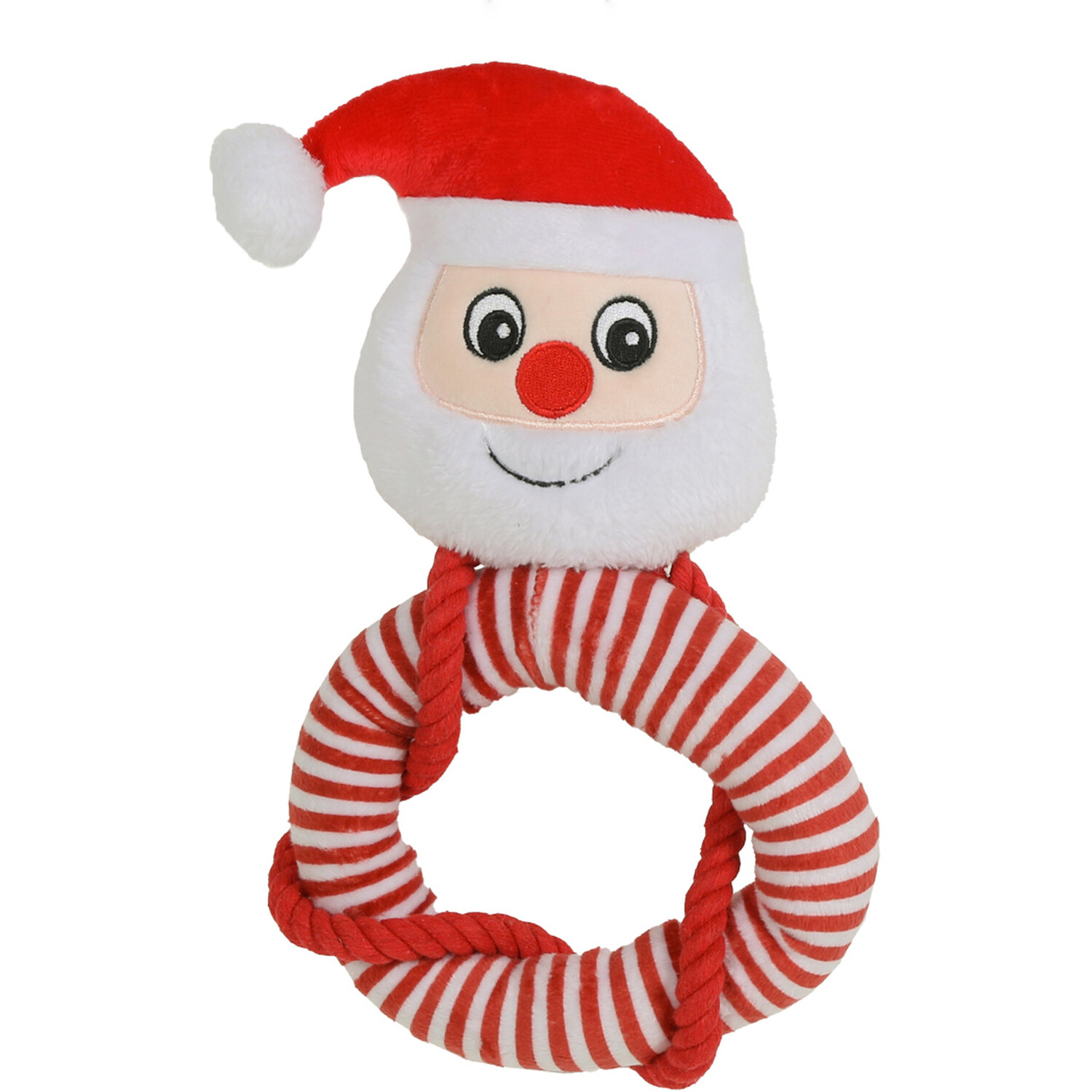 Christmas Rope Ring Dog Toy Image 1