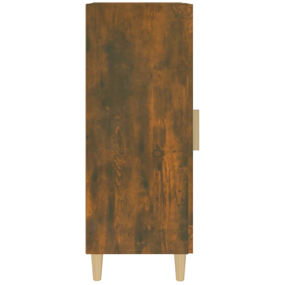vidaXL Single Door Smoked Oak Sideboard Image 6