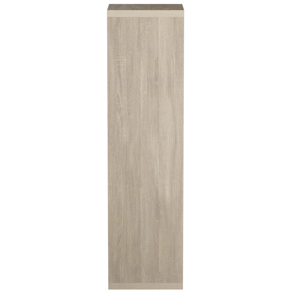 Clever Cube 4 Shelf Light Oak Effect Rectangle Storage Unit Image 4