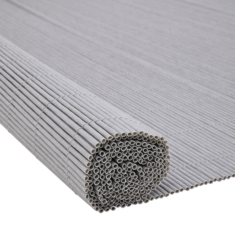 Living and Home 4.9 x 9.8ft Light Grey Waterproof UV-Resistant Privacy Fence Image 3