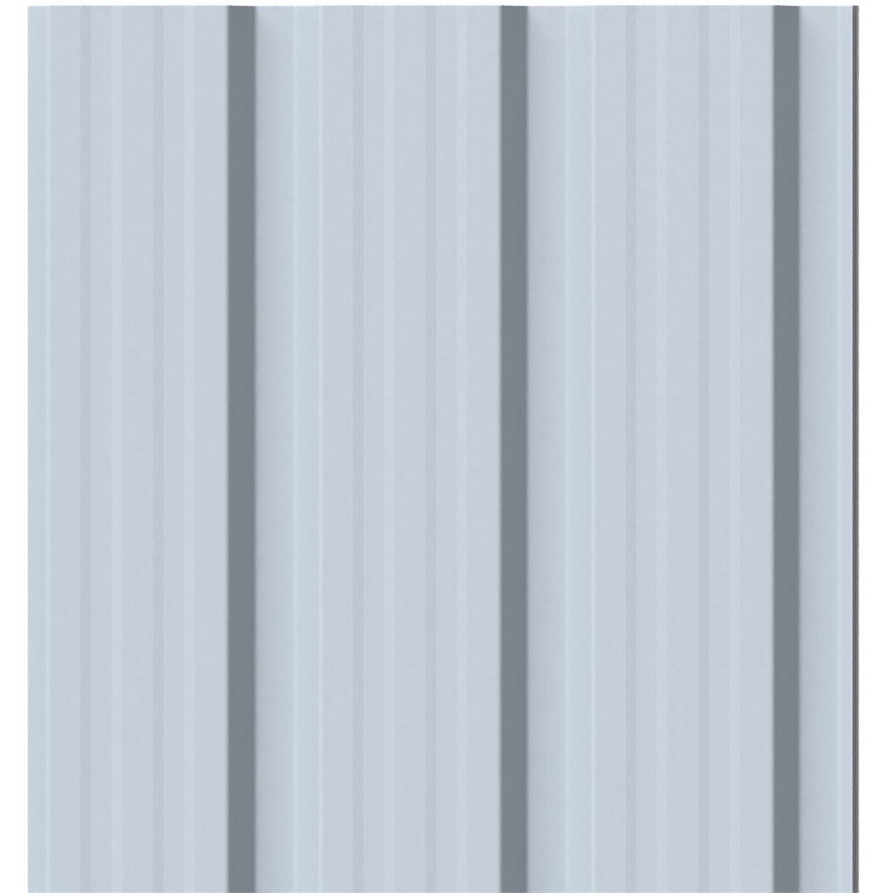 Living and Home 120 x 45cm Grey Galvanised Steel Roofing Sheet 12 Pack Image 3