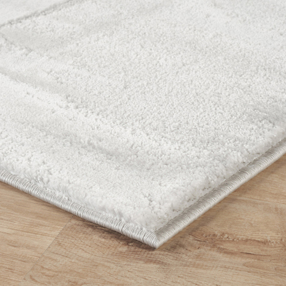 Desire Rugs Hamilton Silver Abstract Motif Rug 120 x 170cm Image 3