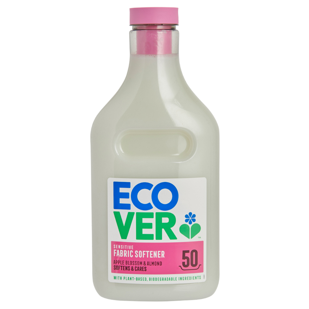 Ecover Apple and Almond Fabric Softener 50 Washes 1.5L Image 1