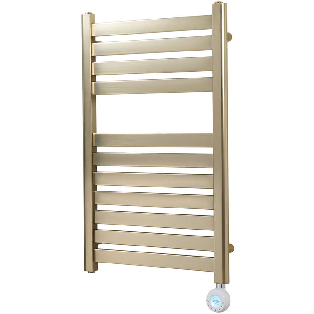 Eden Caldera Brushed Brass Electric Towel Radiator with WiFi Control 600W Image 3