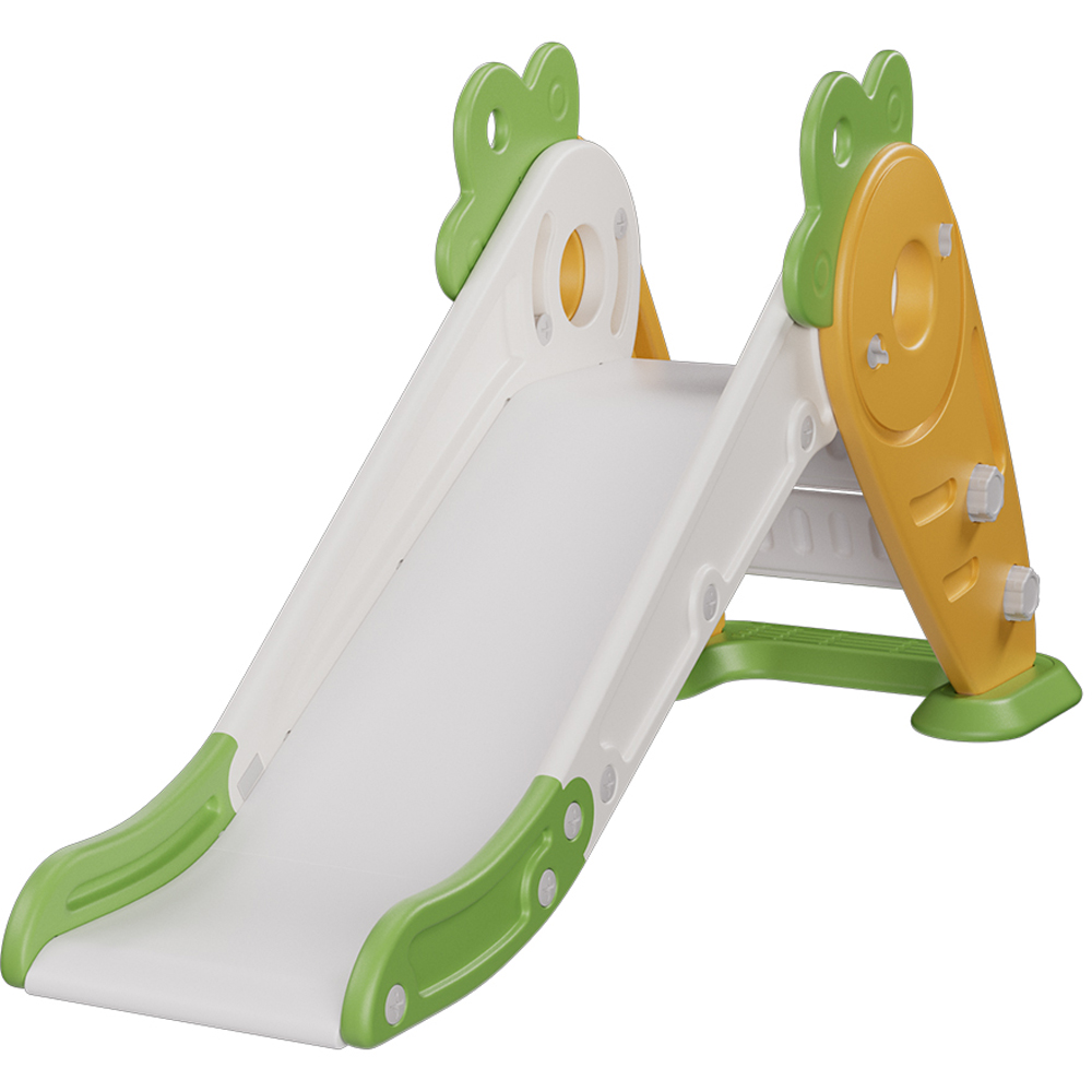 H&O Direct Kids Freestanding Foldable Carrot Slide Image 3