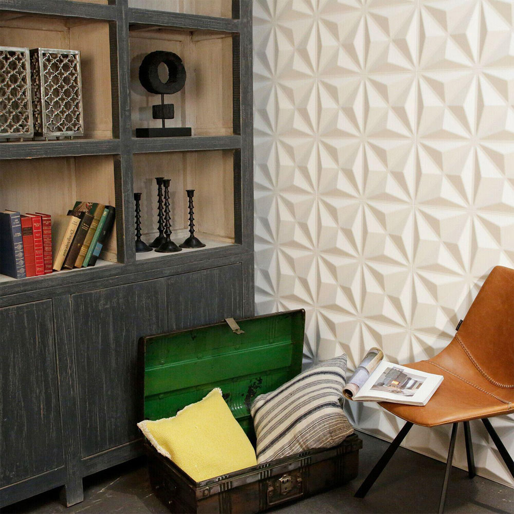 Walplus Off White Cullinans 3D Wall Panel 12 Pack Image 4