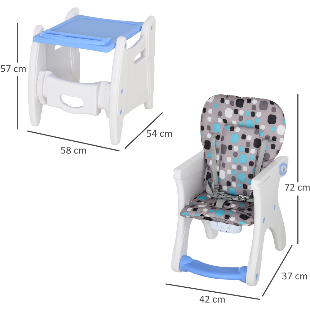 Portland Blue Baby High Chair Booster Seat Image 5