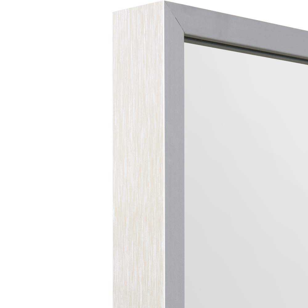 MirrorOutlet The Artus Silver Aluminium Edged Wall Mirror 90 x 60cm Image 4