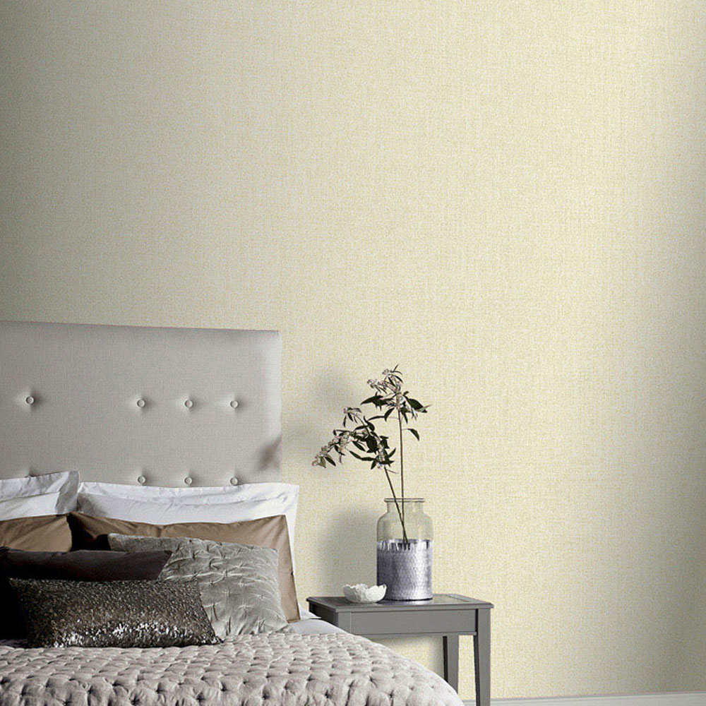 Arthouse Luxe Hessian Taupe Wallpaper Image 3