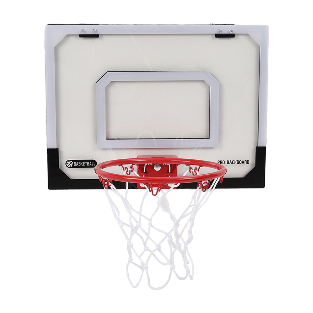 Living and Home Kids Wall Mounted Basketball Hoop Set Image 1