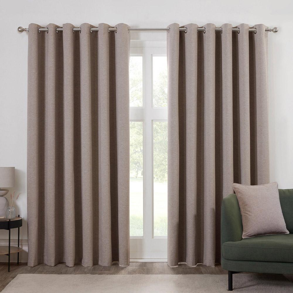 Dusk Eyelet Curtain Natural / 168cm / 137cm Image 2