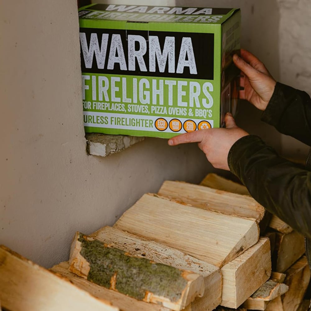Warma Natural Firelighters 400 Pack Image 2