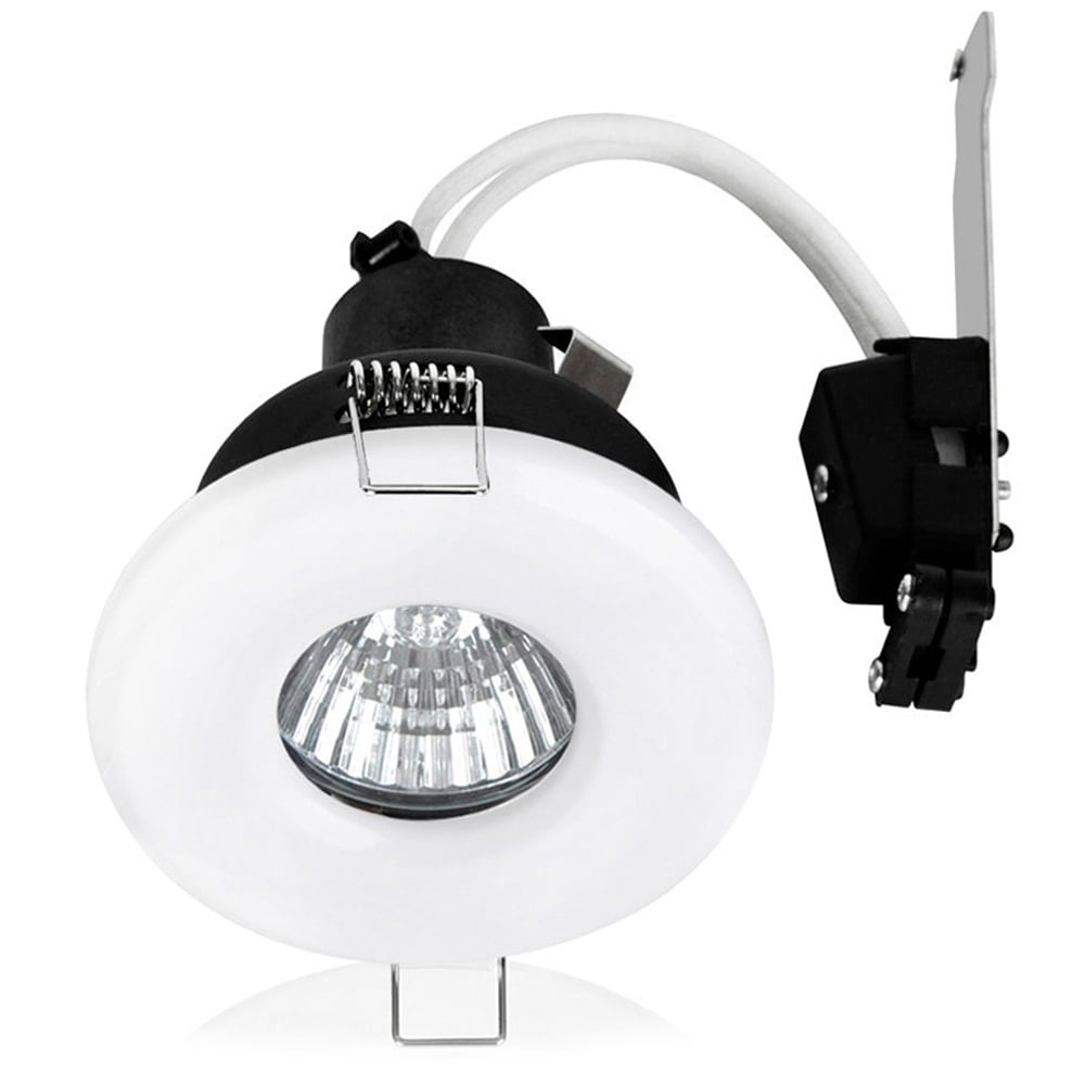 ValueLights White Cool White LED Ceiling Downlight 4 Pack Image 1