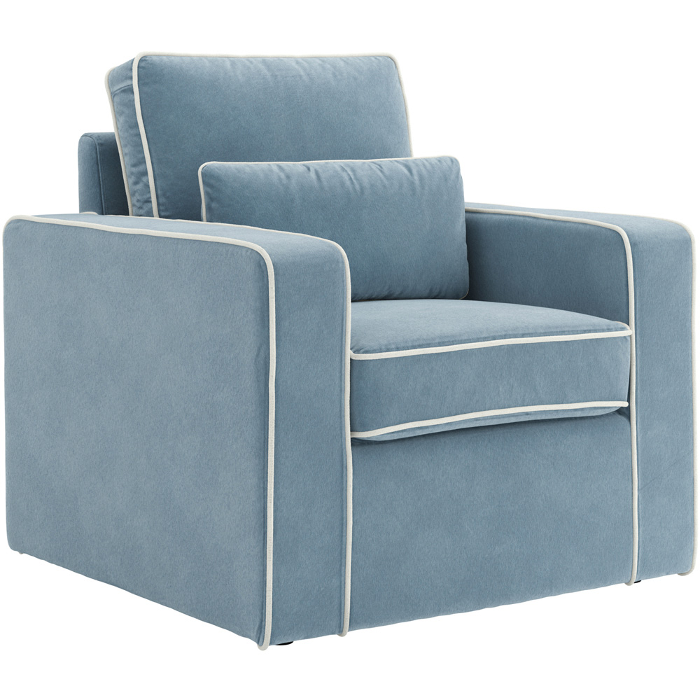 LPD Home Diego Ice Blue Chair Image 2