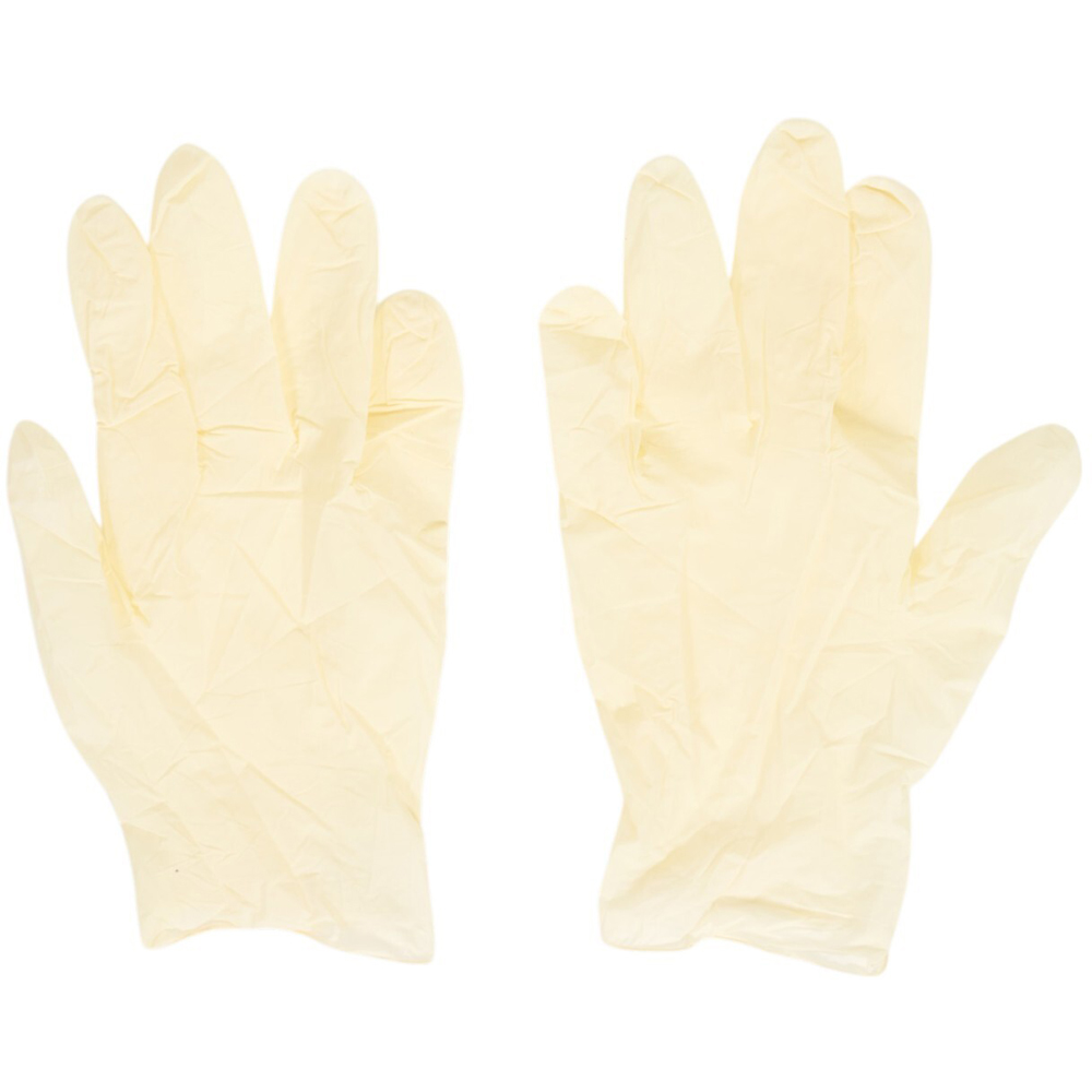 Pack of 8 Functional Latex Gloves Neutral Image 2