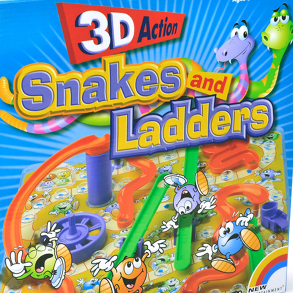 3D Snakes and Ladders Game | Wilko