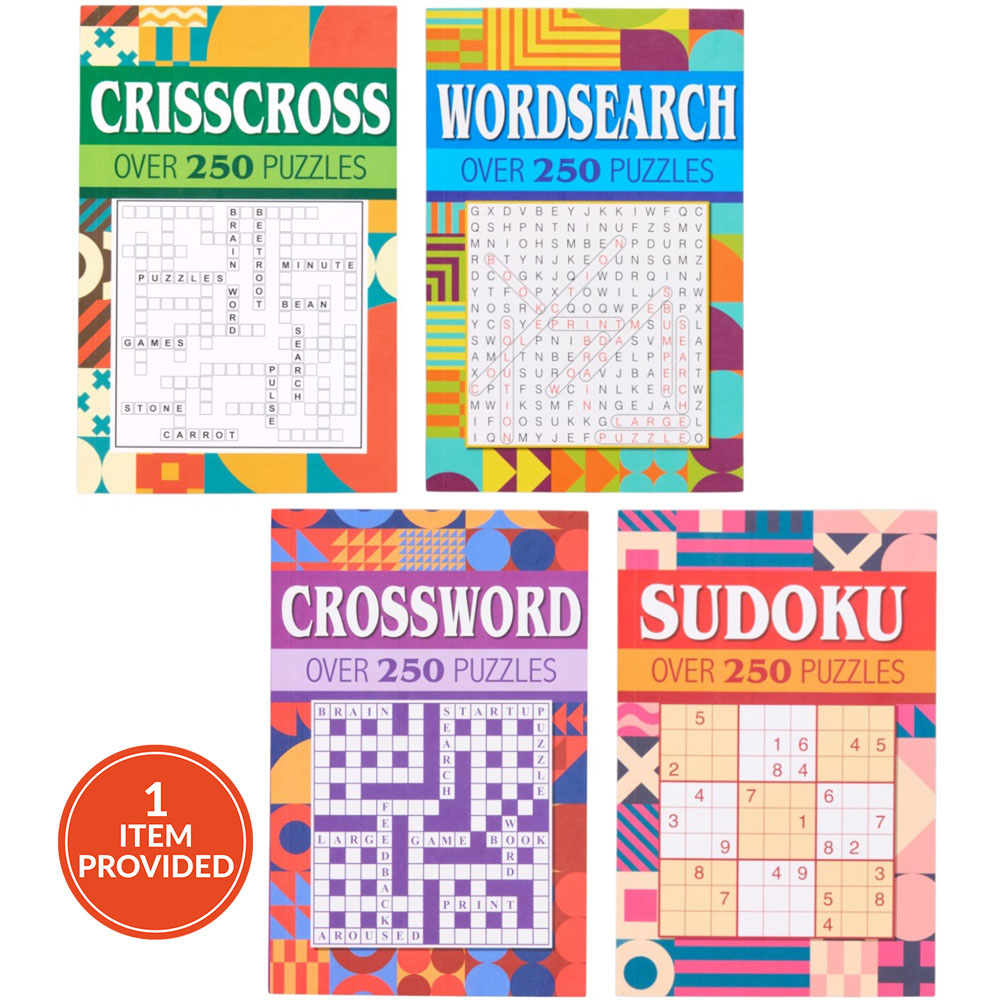Large Print 250 Puzzle Book Image 1