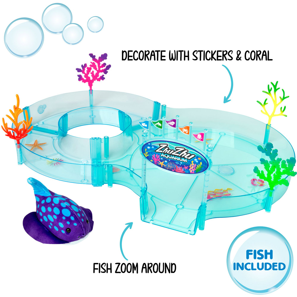 John Adams Zhu Zhu Aquarium Starter Set with Fish Image 3