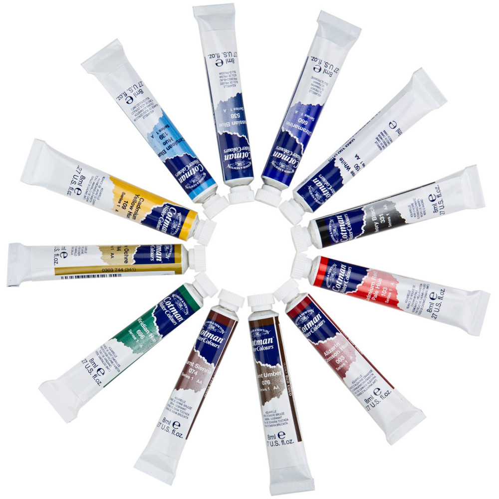Winsor and Newton Cotman Water Colour Tube Set Image 1