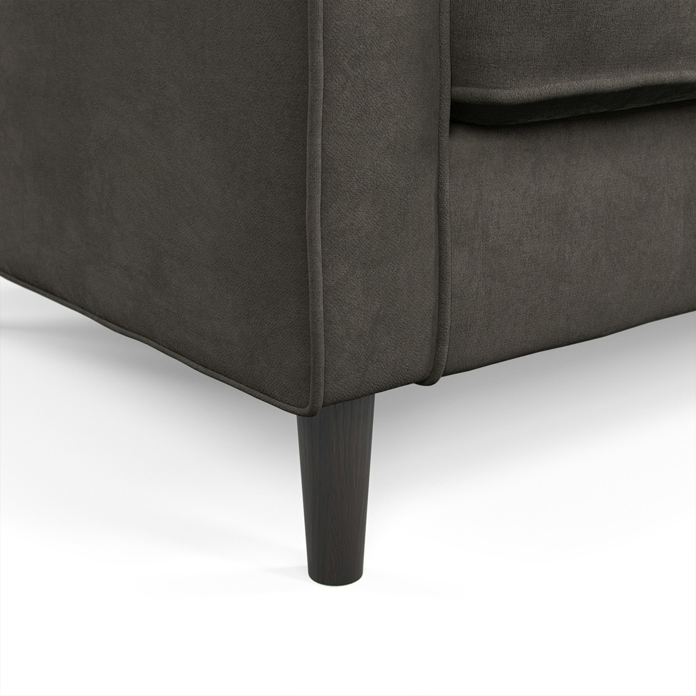 Eden 5 Seater Graphite Chenille Sofa Suite Image 5