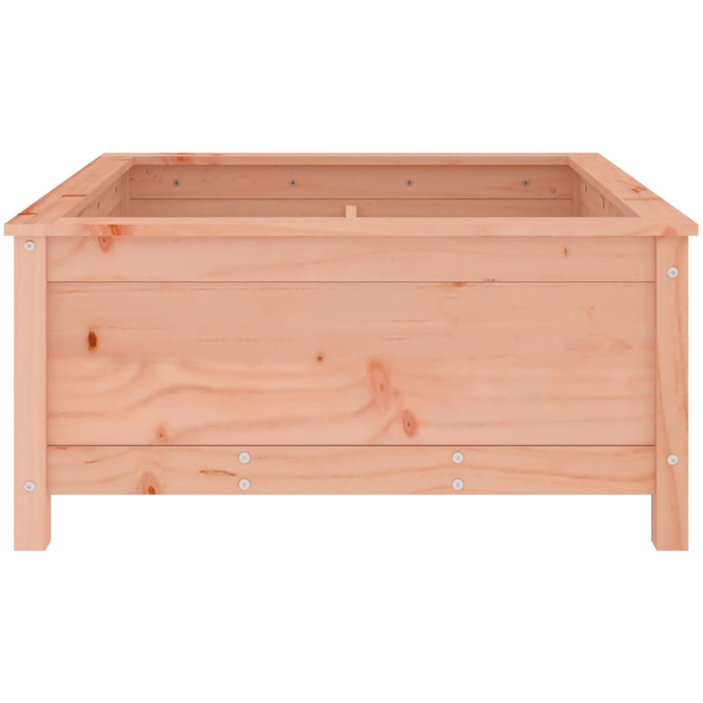 vidaXL Natural Solid Douglas Wood Garden Planter 82.5 x 82.5 x 39cm Image 4