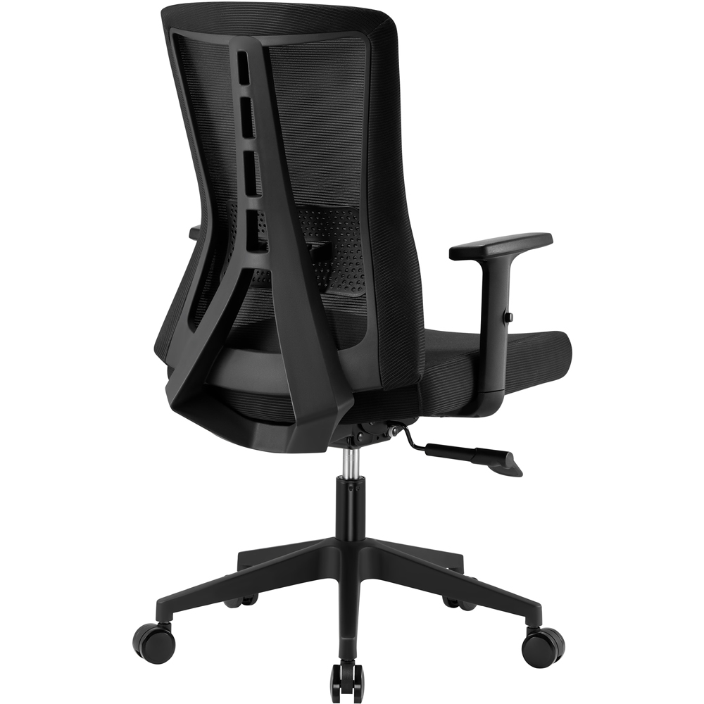 TTAP Oxford Black Mesh Swivel Office Chair Image 3