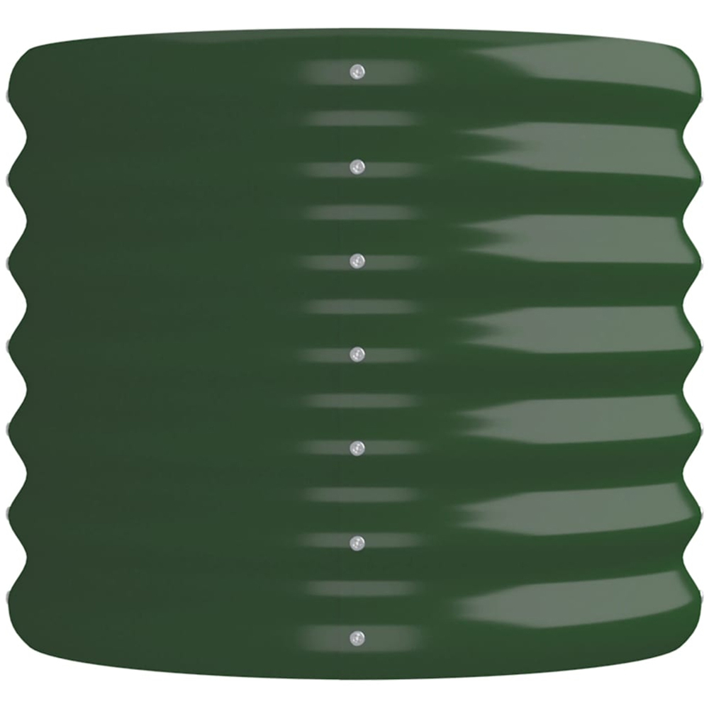 vidaXL Green Galvanised Steel Raised Garden Bed 36 x 40 x 152cm Image 3