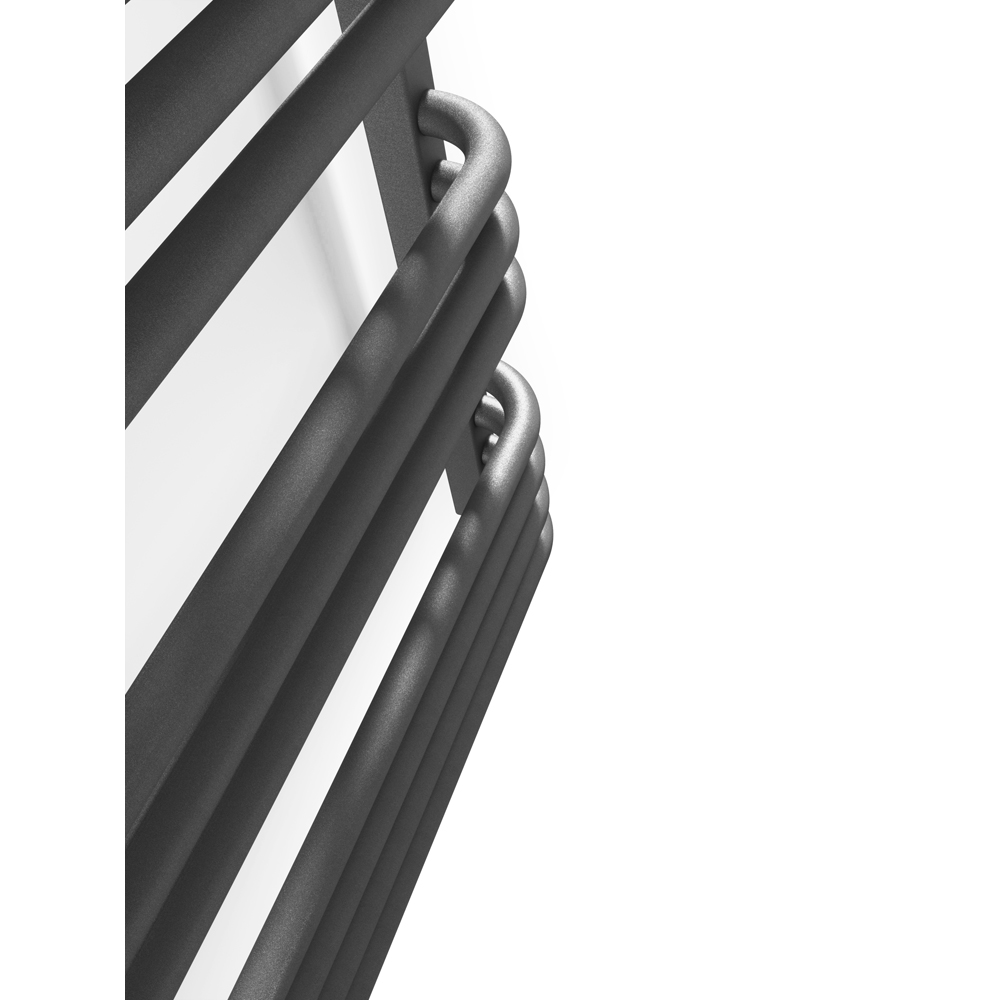 Terma Alex One 1364BTU Modern Grey Electric Towel Rail 760 x 500mm Image 5