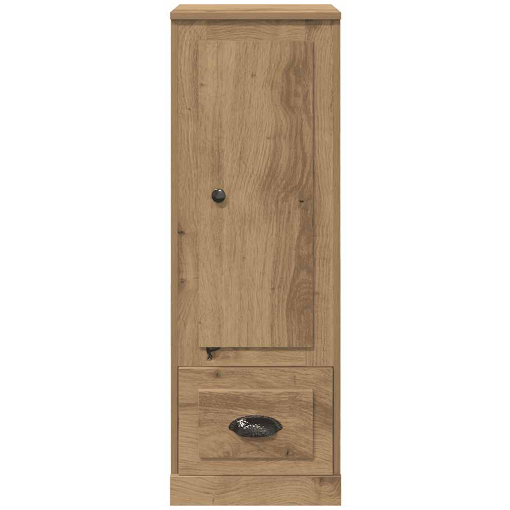 vidaXL Single Door Single Drawer Artisan Oak Highboard Image 4