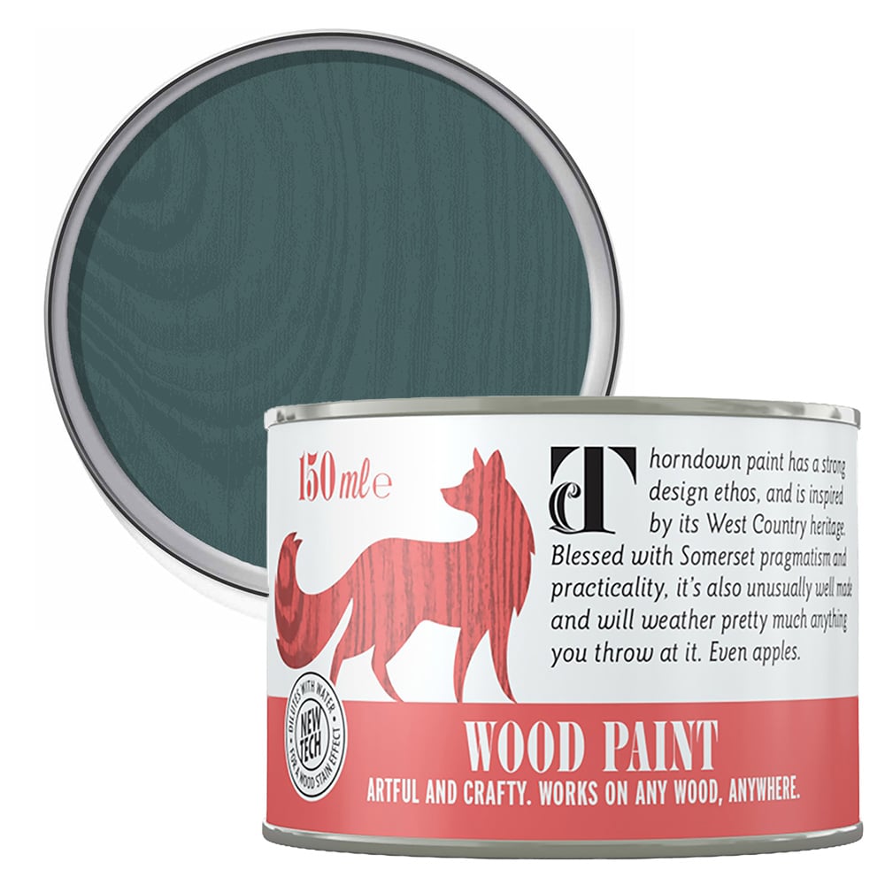 Thorndown Avalon Blue Satin Wood Paint 150ml Image 1